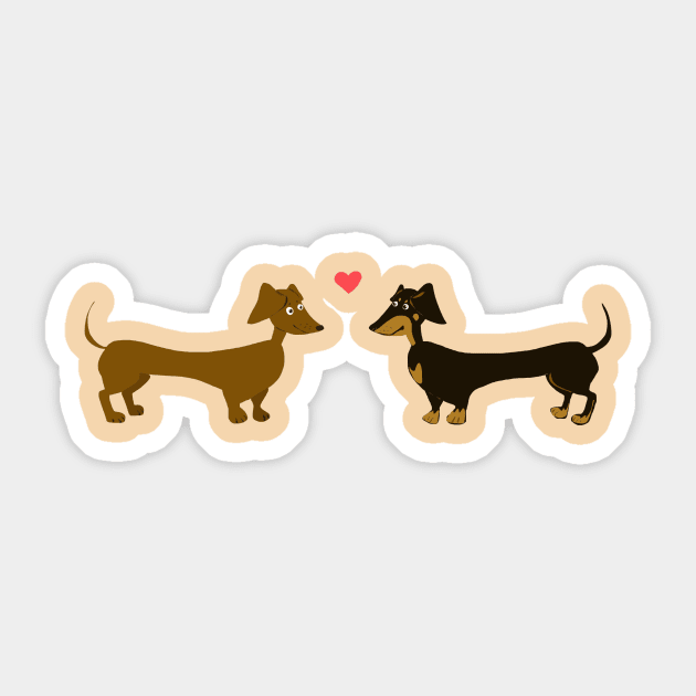 Sausage Love Sticker by laurareid.artist